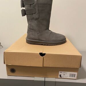 UGG Charcoal Suede Boots